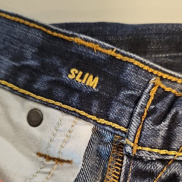 American Eagle Outfitters Core Flex 32x31 Blue Slim Jeans Deep Indigo - Picture 9 of 11